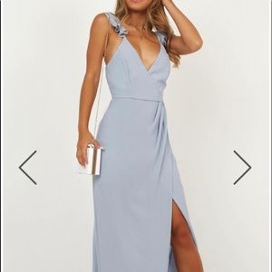 Light blue maxi desss